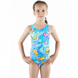 Купальник детский спортивный Mad Wave Wormity blue