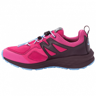 Кроссовки детские Jack Wolfskin Unleash 2 Speed Vent Low K pink / burgundy