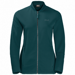 Джемпер женский Jack Wolfskin Modesto Jacket Women teal green