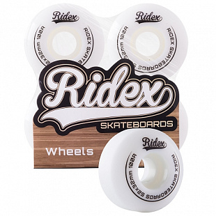 Комплект колес для скейтборда Ridex SB 100A 52x32 white