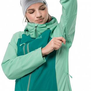 Куртка женская Jack Wolfskin Mount Emin Jkt W emerald green