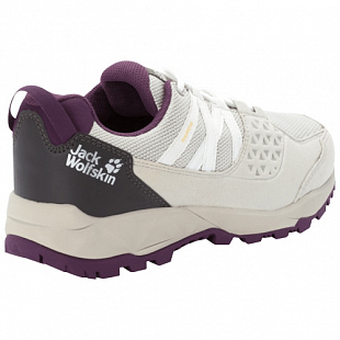 Водонепроницаемые кроссовки женские Jack Wolfskin Cascade Hike Texapore Low W beige / purple