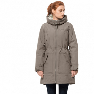 Куртка женская Jack Wolfskin Rocky Point Parka clay