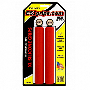 Грипсы ESI Chunky XL 6,75" 67CRD Red