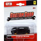 Машинка Maisto 1:64 Custom Shop Challenge Stradale (15504) black