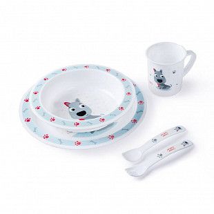 Детский обеденный набор Canpol babies 12м+ (4/401_blu) blue