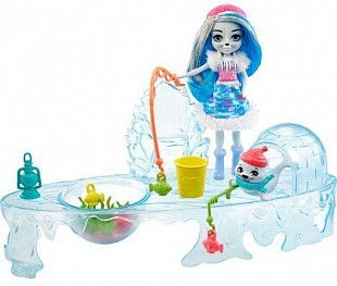 Игровой набор Enchantimals Снежная долина Рыбалка на льду (GJX48)