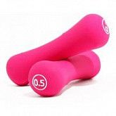 Гантели неопреновые 0,5 кг Green Pink