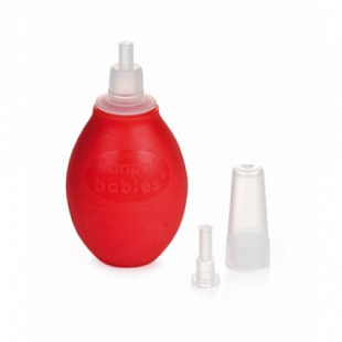 Аспиратор для носа Canpol babies с двумя насадками (9/119) Red