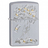 Зажигалка Zippo Money Tree Design Satin 29999 chrome