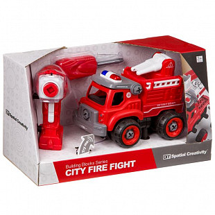 Конструктор-машина на р/у City Fire Fight LM8032-YZ-1