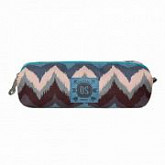 Пенал GRIZZLY PS-96-2 /3 zigzags gray/pink