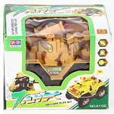 Машина-перевертыш военная Shenzhen Toys A1155 brown