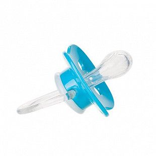 Пустышка Canpol babies Owls Силиконовая Симметричная 18+ мес. (22/570) light blue