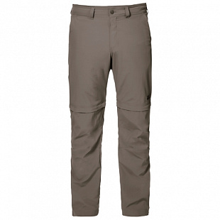 Брюки с молнией мужские Jack Wolfskin Canyon Zip Off Pants siltstone