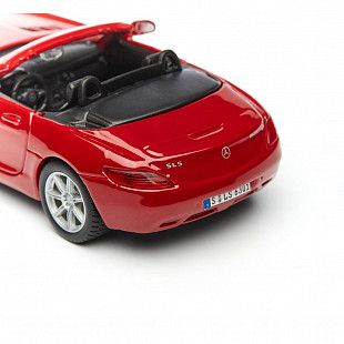 Коллекционная машина Bburago 1:32 Mercedes-Benz SLS AMG Cabrio (18-43035) Red