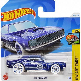 Машинка Hot Wheels Базовой коллекции '67 Camaro 84/250 (5785 HTB74) mainline 2024
