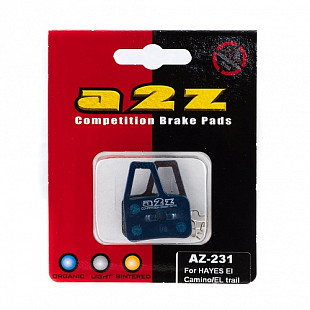 Тормозные колодки A2Z Hayes El Camino/ EL trail hydraulic, Blue AZ-231