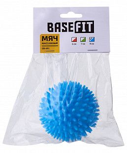 Мяч массажный Basefit GB-601 8 см blue