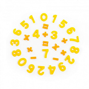 Набор Полесье Первые уроки на магнитах 20 цифр + 10 знаков 70647