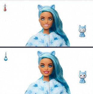 Кукла Barbie Cutie Reveal Хаски (HJL63)
