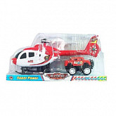 Набор игровой Maya Toys Вертолет и машинка 1617-5 red/red