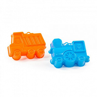 Игрушка Полесье Формочки (самосвал + паровоз) 2587