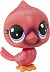Кукла Littlest Pet Shop Красный кардинал Cardi Crimsongl (B9832 A8229)