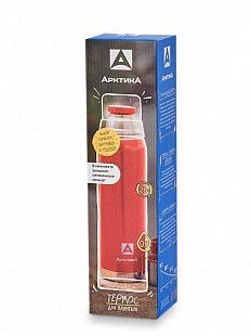 Термос Арктика вакуумный с узким горлом 900 мл 106-900 red