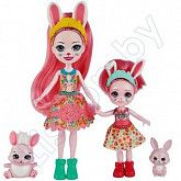Кукла Enchantimals Сестрички с питомцами Бри и Беделия Кроля (HCF79 HCF84)