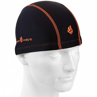 Шапочка для бассейна (плавания) взрослая Mad Wave Ergofit Lycra black
