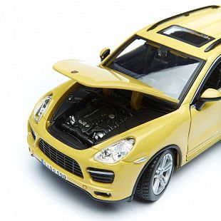 Машинка Bburago 1:24 Porsche Cayenne Turbo (18-21056) mustard