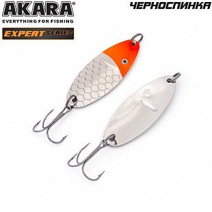 Блесна колеблющаяся Akara Expert Черноспинка 65 мм 3/SIL BL-CH65-15-3/SIL