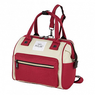 Сумка-рюкзак Polar 18242 red/white