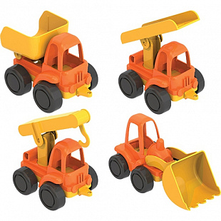 Игровой набор Nordplast Нордик : строительная техника (4 шт. в сетке) 221