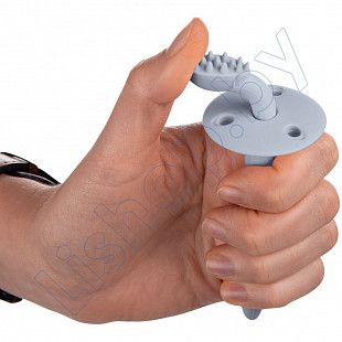 Зубная щетка Canpol babies с прорезывателем и ограничителем (51/500_blu)