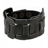 Мужской браслет из натуральной кожи Spikes SL0220-K