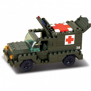 Конструктор Sluban Санитарный автомобиль и джип M38-B6000