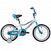 Велосипед Novatrack Novara 16" (2019) White/Blue 165ANOVARA.WT9