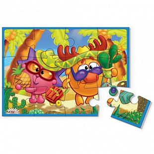 Мягкие пазлы А5 Vladi Toys Смешарики VT1103-38