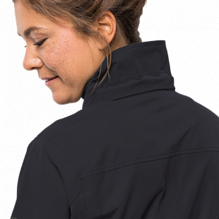 Пальто женское Jack Wolfskin Kimberley Coat black