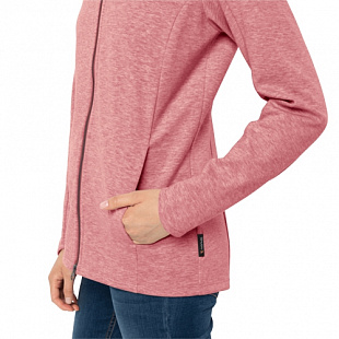 Куртка женская Jack Wolfskin Riverland Hooded Jacket W rose quartz