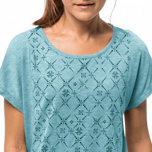 Футболка женская Jack Wolfskin Moro Maori T W aqua