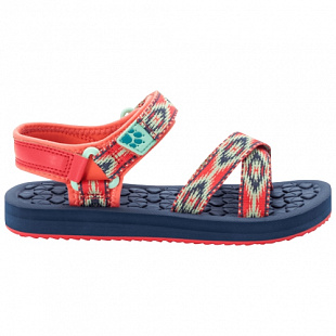 Сандалии детские Jack Wolfskin Zulu K red / blue