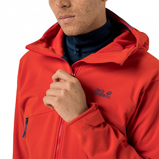 Куртка мужская Jack Wolfskin Mountain Tech Softshell M lava red