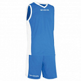 Баскетбольная форма Givova Power Kitb05 blue/white