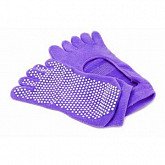 Носки противоскользящие для занятий йогой Bradex SF 0276 violet