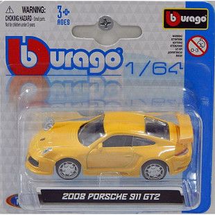 Машинка Bburago 1:64 Porsche 911 GT2 (18-59010)