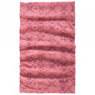 Повязка на голову Jack Wolfskin Decor Headgear rose quartz all over 1906851-7805