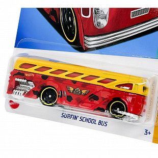 Машинка Hot Wheels Базовой коллекции Surfin’ School Bus  65/250 (5785 HTD58) mainline 2024